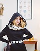 bluza z kapturem damska Sukienka koty