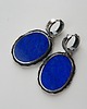 kolczyki srebrne Kolczyki srebrne -lapis lazuli XL-zamówienie-