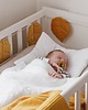 kocyki, kołderki, pościel dla dzieci Komplet pościeli muślinowej biała z wypełnieniem 100x135PZ