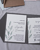 zaproszenia i kartki na ślub Zaproszenie ślubne z serii MINT GREY