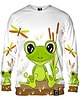 bluza bez kaptura damska Bluza Bez Kaptura Damska DR.CROW Cute Frog