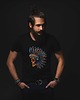 t-shirty męskie Koszulka organiczna z nadrukiem Indianin
