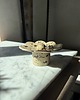 pojemniki na biżuterię Ceramiczna Miseczka Kwiat na Biżuterię Handmade Miseczka w Brązowe Ciapki