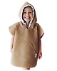 przewijaki i ręczniki dla dzieci Ponczo Kąpielowe Bawełniane z Kapturem Muślinowym TOFFEE od BabyU