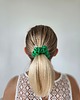 gumki do włosów Gumka jedwabna, scrunchie, frotka green grass MIDI