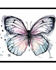 grafiki i ilustracje Motyl w fioletach, 21x30 cm, A4