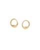 kolczyki pozłacane SMOOTH midi/ gold earrings