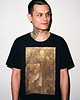 t-shirty męskie Black / gold sQ  tee