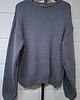 swetry damskie  Sweter szaro-niebieski długi bawełniany miękki oversize