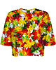 t-shirt damskie DR.CROW T-shirt Krótki CROP Autumn Leaves