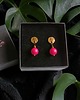 kolczyki swarovski Swarovski neon pearls : neon pink : drobne sztyfty