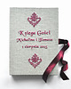 księgi gości i albumy ślubne Księga gości A4 lniana bordowa