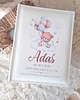 akcesoria na chrzest PERSONALIZOWANY ALBUM  miś na chmurce pamiątka chrztu chłopca