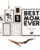 plakaty Plakat BEST MOM EVER is somewhere here, na Dzień Matki 