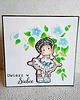 kartki scrapbooking Kartka okolicznościowa z Magnolią