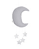 karuzele i girlandy do łóżeczka SZARY mobil księżyc, mobil dla dziecka