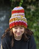 czapki damskie WOOLY COLOR "9"ciepła wełniana czapka