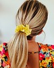 gumki do włosów Gumka jedwabna, scrunchie, frotka lemon aura MIDI