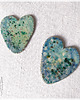 magnesy Dwa ceramiczne serca - magnesy