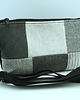 saszetka nerka Nerka patchwork w odcieniach czarno-szarych
