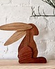 ozdoby wielkanocne Drewniany zając Wielkanocny 22 cm
