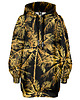 bluza z kapturem damska Bluza Oversize Tunika DR.CROW Gold Palms