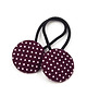ozdoby do włosów dla dzieci Gumki do włosów w kropki Dottie Burgundy