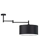 plafony Czarna lampa sufitowa regulowana z abażurem 40 cm RANGUN mix kolorów