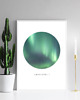 plakaty PLAKAT zorza polarna Aurora Borealis niebo