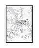 plakaty Rybnik - mapa miasta  plakat z mapą Rybnika
