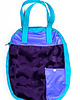 torby na ramię Torba na laptopa FIOLETOWY TURKUS 100% handmade