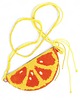 torby na ramię Torebka tuftingowa VITAMINA! - POMARAŃCZA!