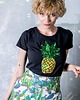 t-shirt damskie Koszulka z ananasem
