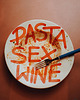 talerze, miski Pasta Sex Wine - talerz głęboki