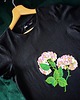 t-shirt damskie Koszulka t-shirt ręcznie malowana HORTENSJA