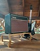 meble - inne Deluxe Amp Stand - Drewniany stojak na wzmacniacz gitarowy