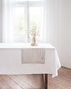 obrusy i serwetki Lniany Bieżnik Heavy Linen GRAY STRIPES
