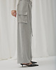 spodnie materiałowe damskie Spodnie Strong light grey