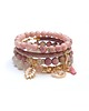 bransoletki z kamieni naturalnych Dirty pink /17.09.24/ -  set