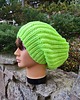 czapki damskie Czapka beanie neonowa