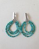 kolczyki z kamieniami Kolczyki ROOTS turkus
