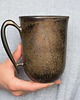 kubki Duży Kubek Złoto-Srebrny Ceramiczny 550ml