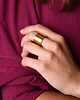 pierścionki złote Pierścionek, obrączka , srebrna, pozłacana, szeroka na 1,5cm