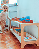 regały i półki Regał Montessori dla dzieci - HINGI Ori Baby 2 półkowy