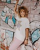t-shirt damskie T-shirt oversize Margaret Teddy dla mamy cream