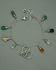 bransoletki wire wrapping Bransoletka serce kolorowa wire wrapping