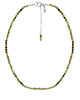 chokery CHOKER VERA z granatem - srebrny