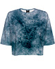 t-shirt damskie DR.CROW T-shirt Krótki CROP Gray Background