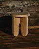 stołki Stołek drewniany - taboret dębowy WoodWasp