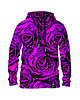 bluza z kapturem damska Damska Bluza Expres Zamek DR.CROW Purple Roses